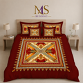 Geometric Ethnic Printed Bed Sheet Set