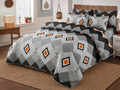 Abstract Coral & Teal  Bed Sheet Set
