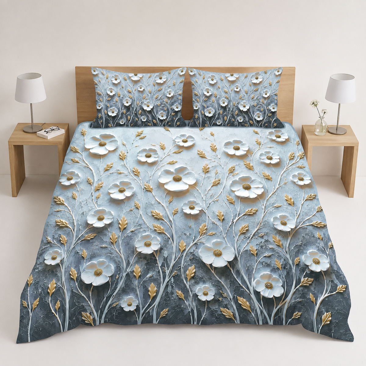 Royal Grey Daisy 3D