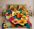 Premium 3D Digital Printed Bedsheet Set