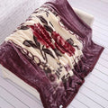 Vintage Rose Mink Blanket