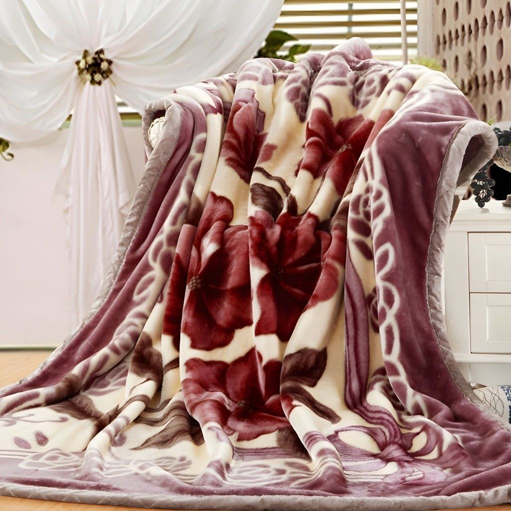Royal Flora Plush Blanket